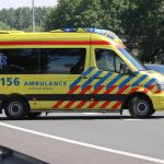 aanrijding A20 12 mei 2018 overstekende eenden ambulance
