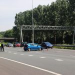 aanrijding A20 12 mei 2018 overstekende eenden