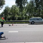 aanrijding A20 12 mei 2018 overstekende eenden
