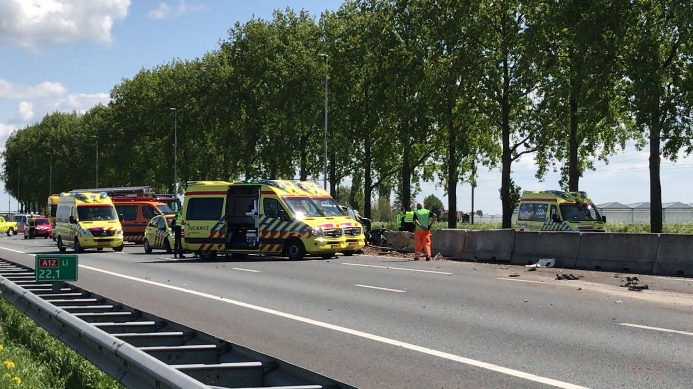 Ongeval 3 mei 2018 A12 Bleiswijk Zevenhuizen