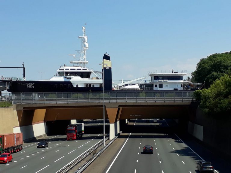 Weekend afsluiting A12 en A20 door werkzaamheden Gouwe Aquaduct