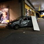 tankstation geramd door slapende bestuurder A20 november 2018