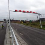 hoogte portaal bredeweg er uit gereden