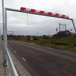hoogte portaal bredeweg er uit gereden