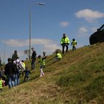 dijkleger van kinderen dijk inspectie