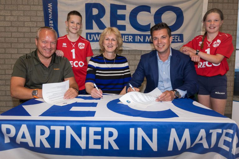RECO nieuwe hoofdsponsor heren ZVH Volleybal