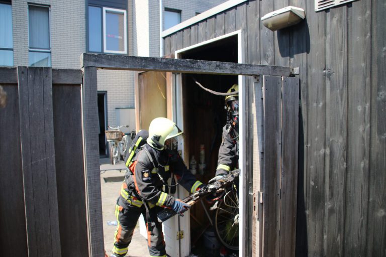 Brand in schuurtje in Nieuwerkerk snel geblust
