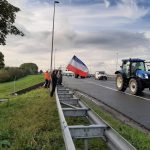 Boerenprotest 1 oktober 2019 nederlandse vlag A12 moerkapelle