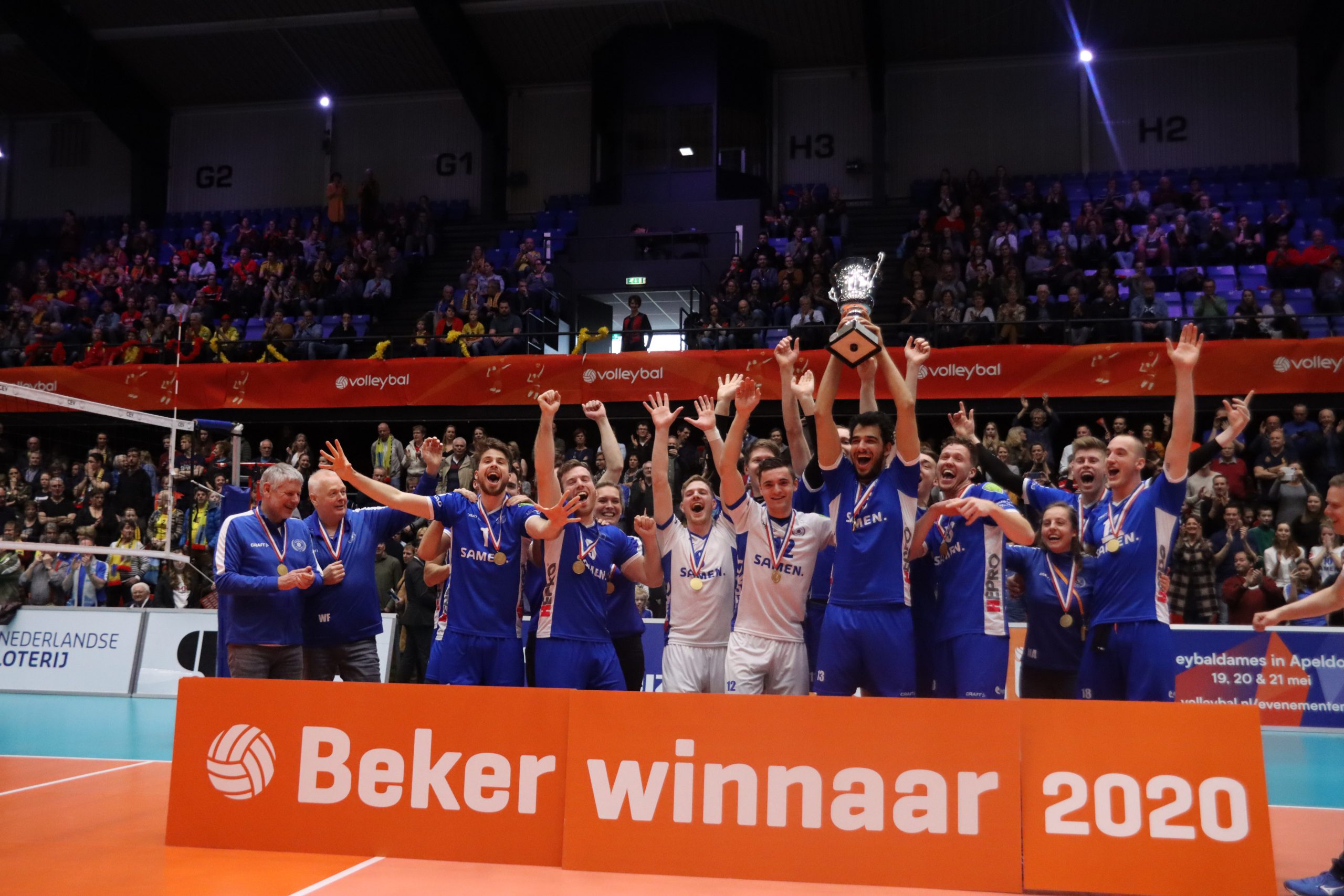 Bestuurbaar Hoge blootstelling Jasje Bekerfinale 2020 Volleybal Heren in de Maaspoort in Den Bosch | Gouwe  IJssel Nieuws