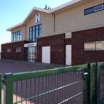 Voetbal MKP bord sportveld gesloten kantine