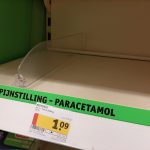 Moordrecht blijft hamsteren lege supermarkt schap paracetamol kruidvat