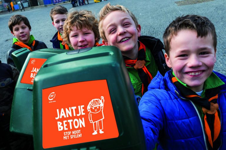 Clubs en verenigingen kunnen zich aanmelden voor Jantje Beton Collecte
