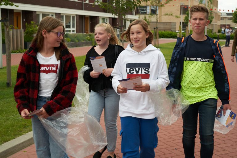 Kindergemeenteraad boodschappen inzamelingsactie