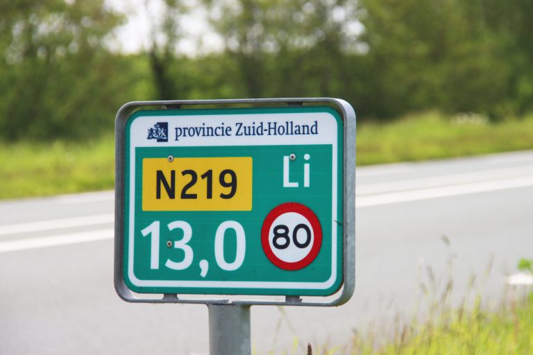 Aankomend weekend afsluiting N219 tussen A12 en Zevenhuizen