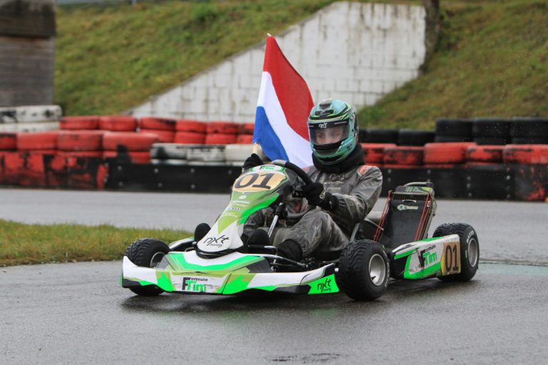 13-jarige karter uit Waddinxveen Nederlands kampioen