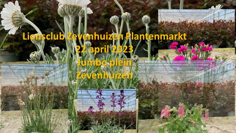 Lionsclub Zevenhuizen Tuinplantenmarkt 22 april 2023