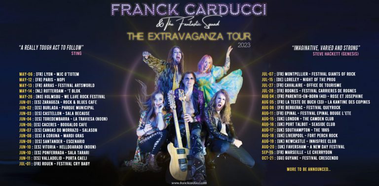 Franck Carducci & The Fantastic Squad bij ProgFrog
