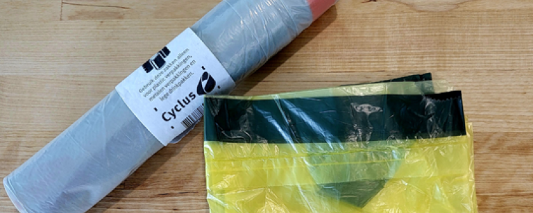 PMD-zakken in Zuidplas van pakketjes naar rollen