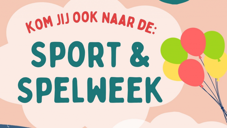 Aankomende week Sport & Spelweek Nieuwerkerk