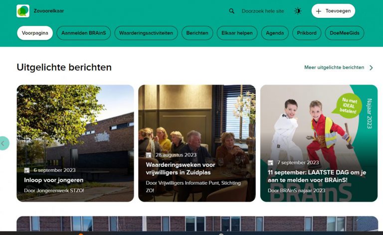 Zovoorelkaar.nl digitale ontmoetingsplek voor heel Zuidplas