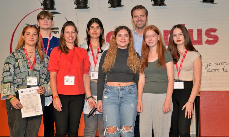 Leerlingen uit vijf Europese landen enthousiast naar huis na projectweek bij Comenius Lyceum