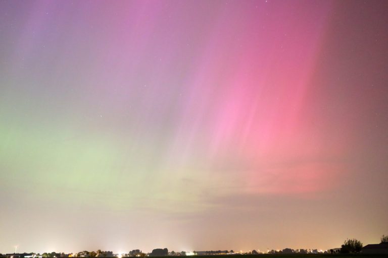 Poollicht boven Zuidplas te zien