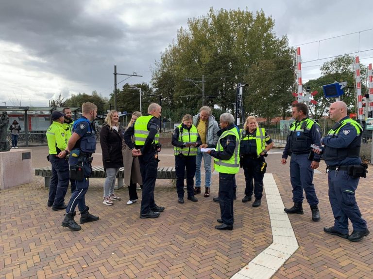 Controle op en rond stations in Waddinxveen