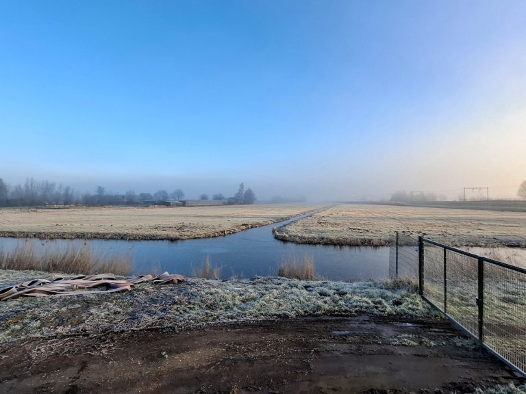 Toekomstig AZC in de winter