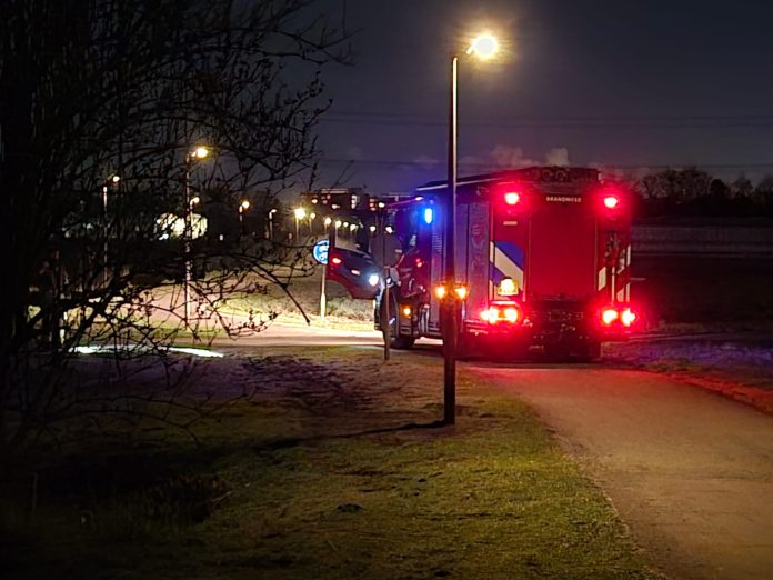 Brandweer op Warmoezenierspad