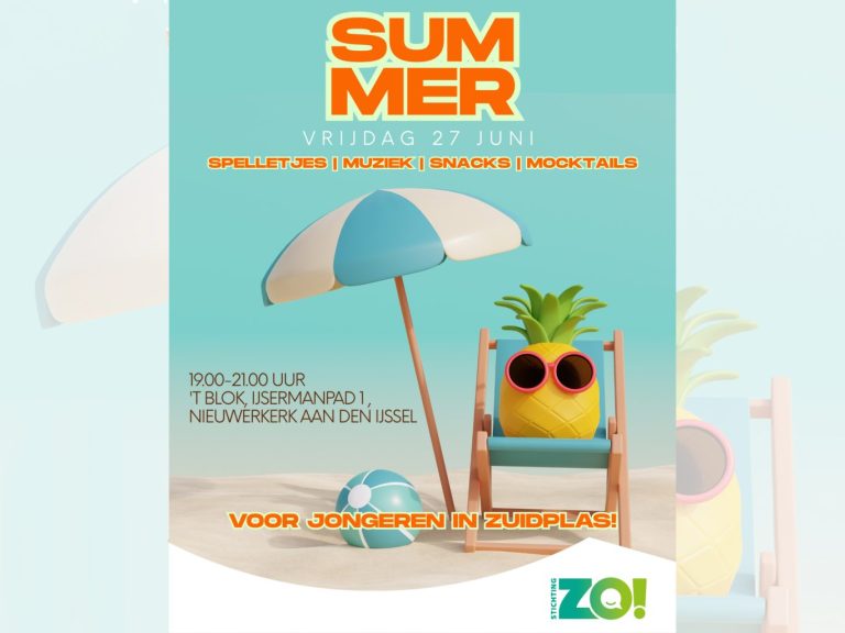 Gezellige zomeravond voor jongeren in ‘t Blok