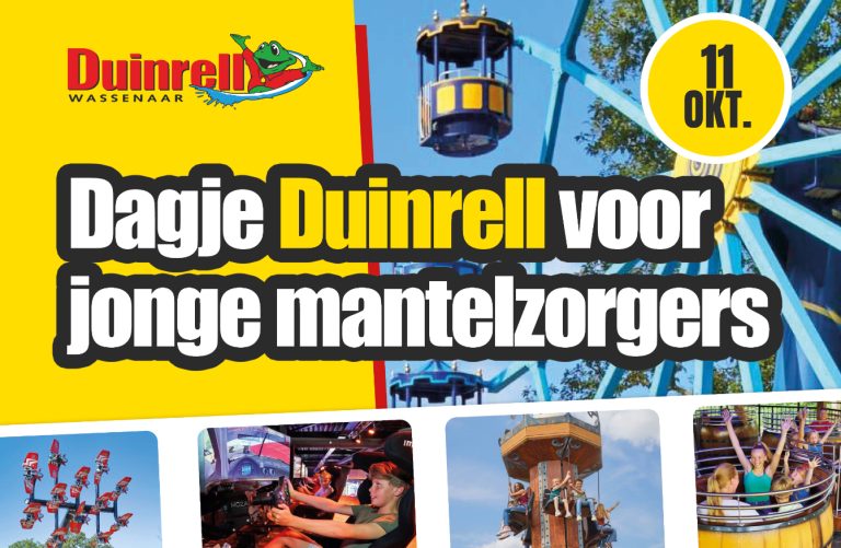 Jonge mantelzorgers Zuidplas uitgenodigd  voor Duinrell