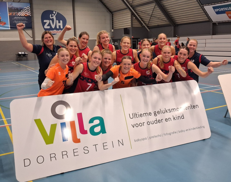 Dames Villa Dorrestein ZVH ondanks tweemaal winst niet verder