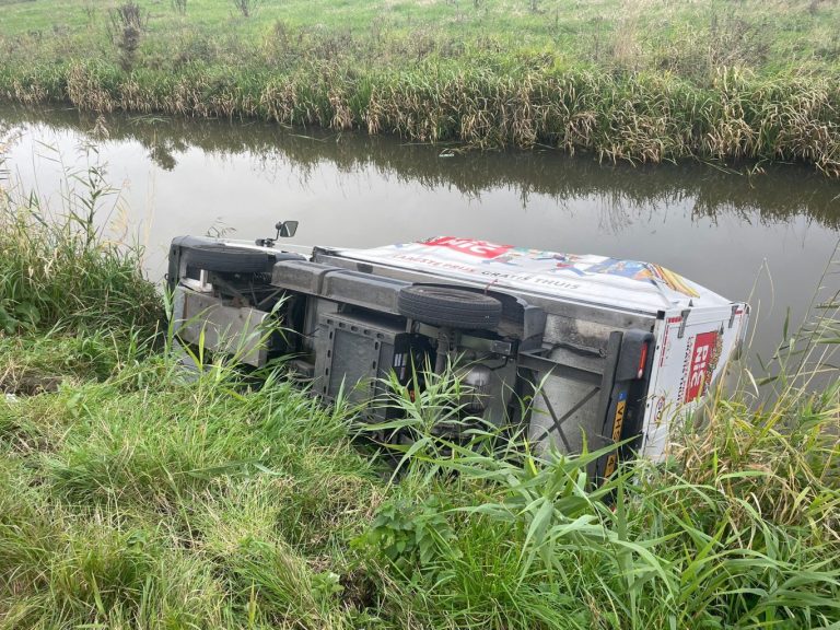 Boodschap bezorging door PicNic in het water gevallen