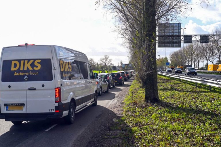 Drukte op lokale wegen door werkzaamheden A20