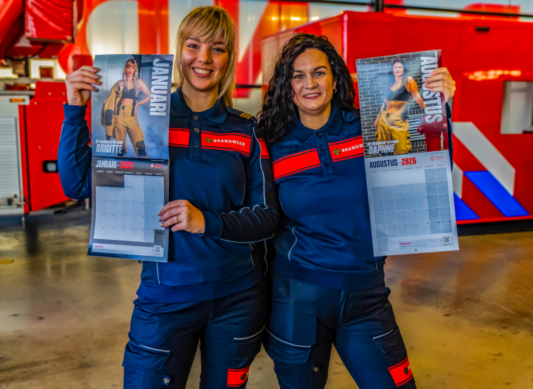 Zevenhuizer brandweervrouwen schitteren in hun vak én op kalender