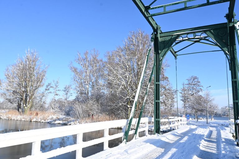 ’t Weegje Waddinxveen in de sneeuw