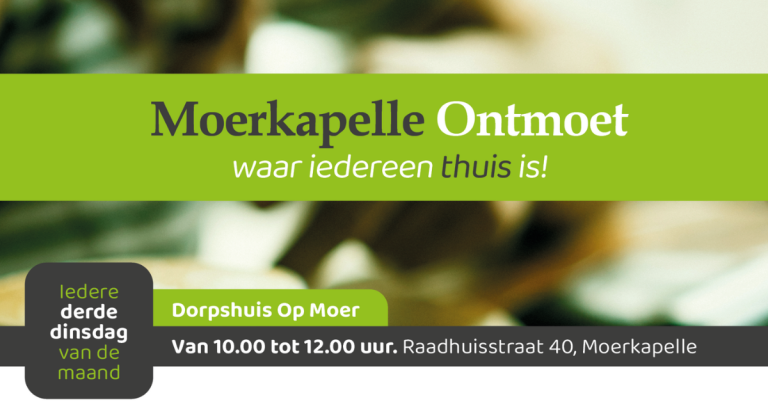 Opening Moerkapelle Ontmoet op dinsdag 17 februari
