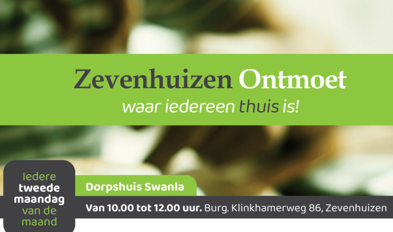 Opening Zevenhuizen Ontmoet op maandag 9 maart