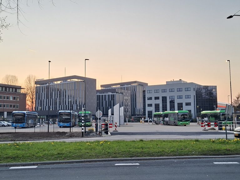 Stallingsterrein voor Qbuzz in Gouda