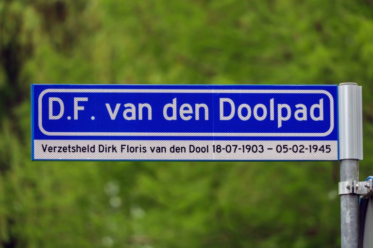 Verzetsheld Van den Dool beloond met eigen pad