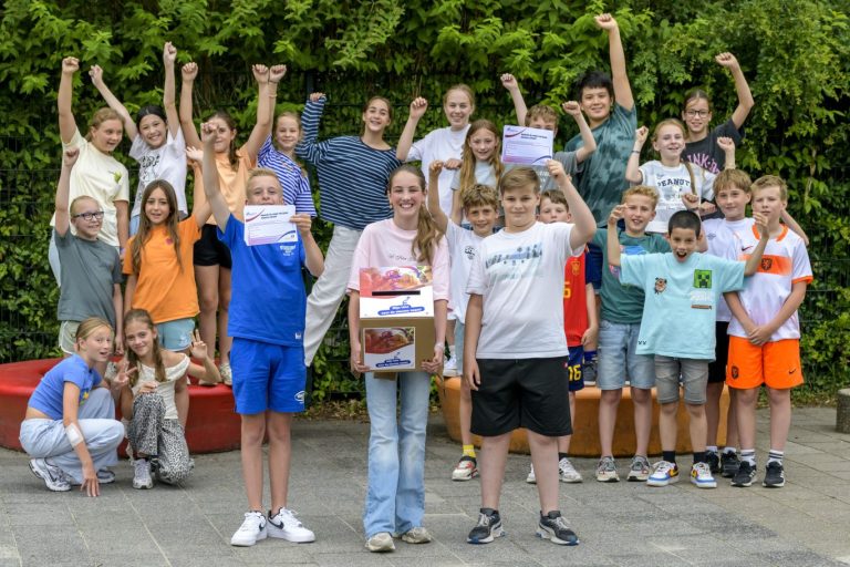 Toekomstige leerlingen geven startsein voor prijsvraag naam nieuwe school mavo-havo-vwo in Zuidplas