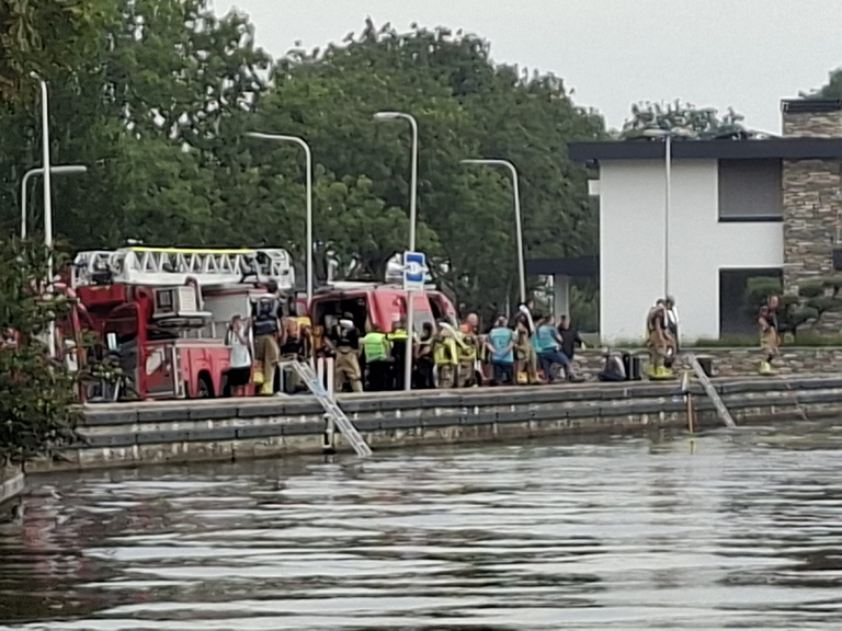 Grote zoektocht naar persoon in Gouwe bij Waddinxveen