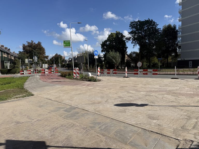 Kruispunt Batavierlaan – Beijerinkstraat bijna klaar…